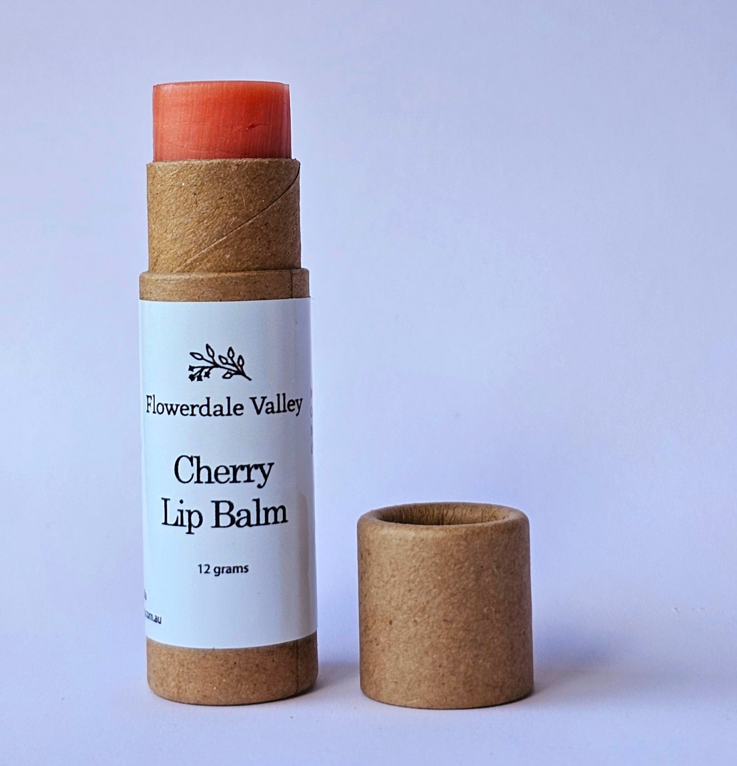 Natural Cherry Lip Balm - Hydrating Beeswax Lip Balm