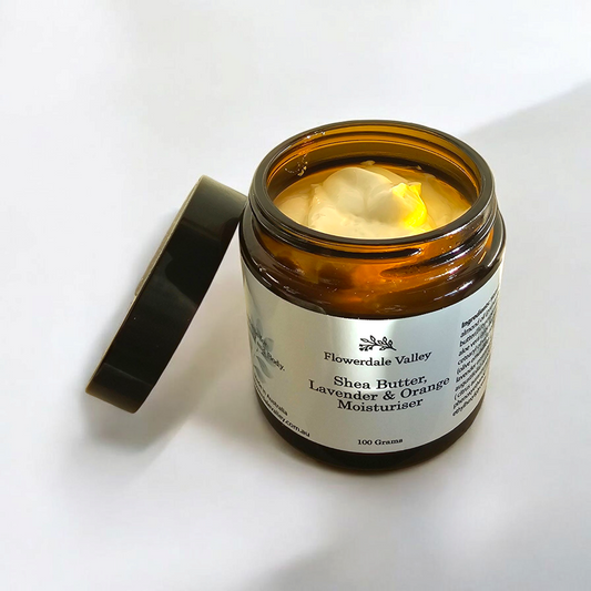 Shea butter, lavender and orange moisturiser 100ml