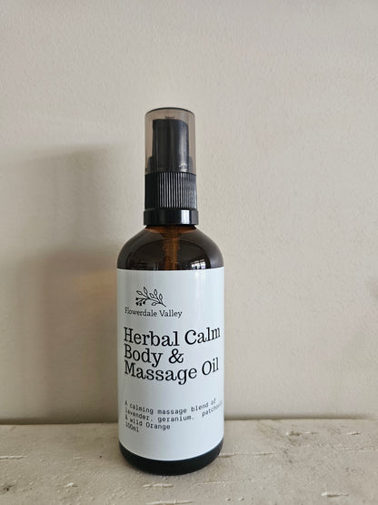 Herbal Calm Body and massage oil