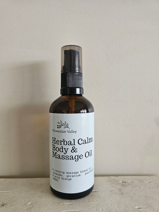 Herbal Calm Body and massage oil